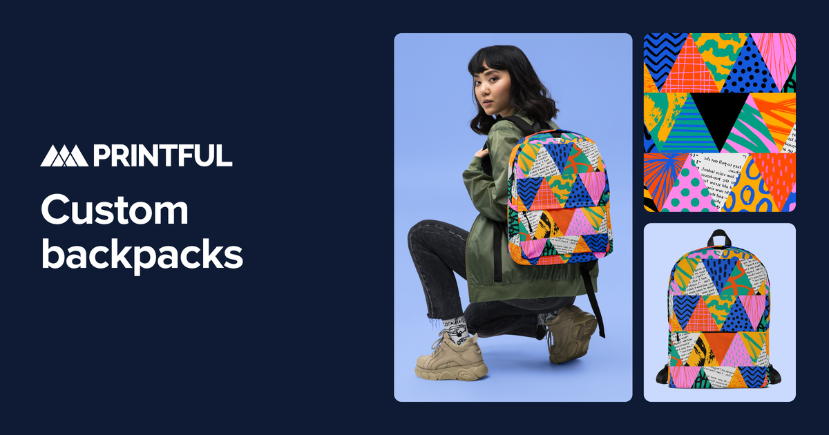 Custom backpacks – order with no minimums | Printful