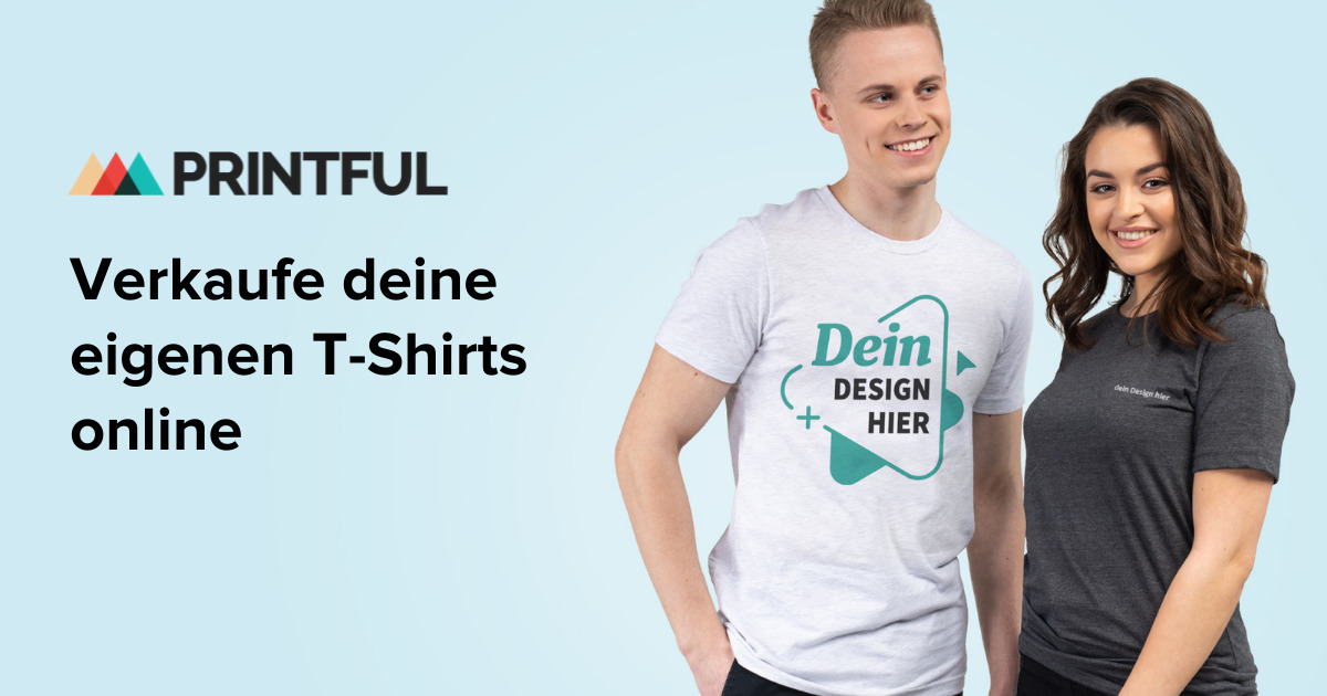 T-Shirts verkaufen - online und ohne Inventar | Printful