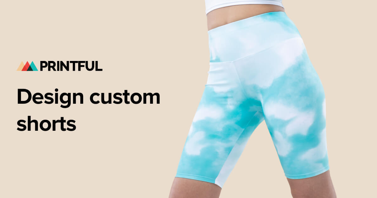 Custom-Printed Shorts for Women