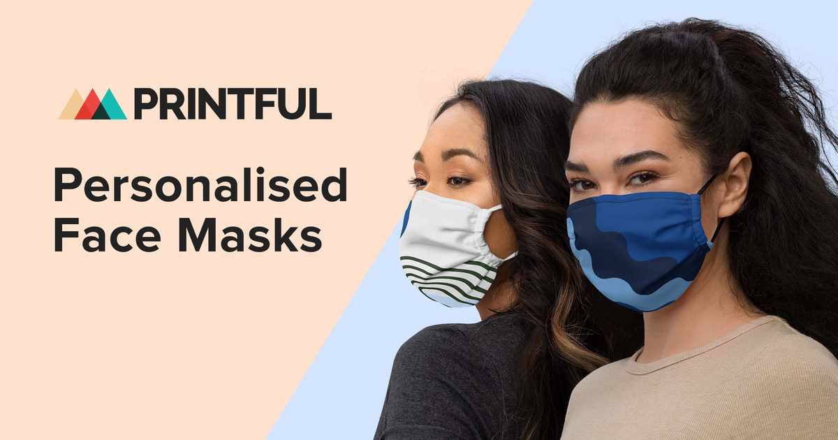 Personalised Face Masks in UK Printful