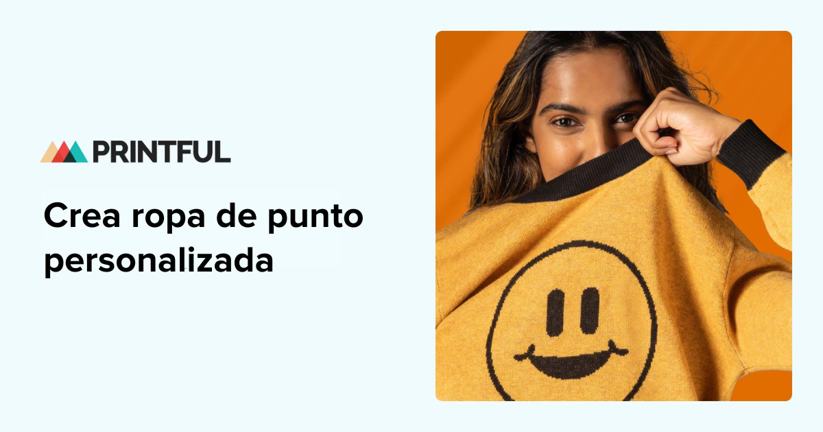 Diseña ropa tejida personalizada de calidad | Printful