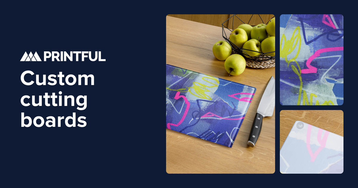 Create custom cutting boards | Printful Print on Demand