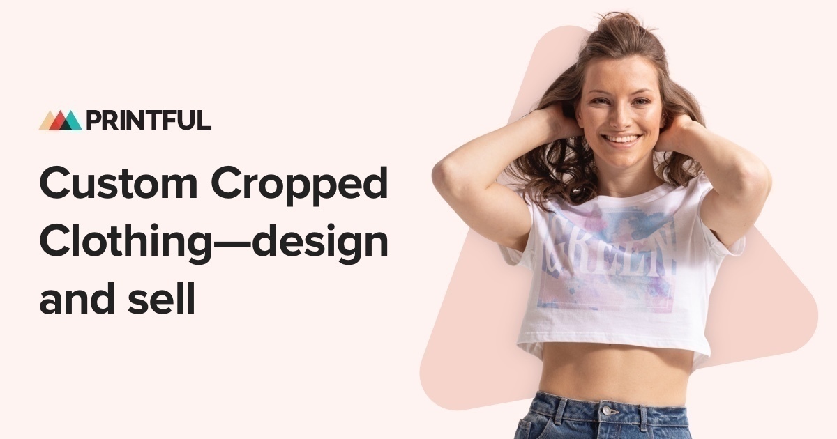 Personalized Crop Top | 100% Polyester, All-Over-Print