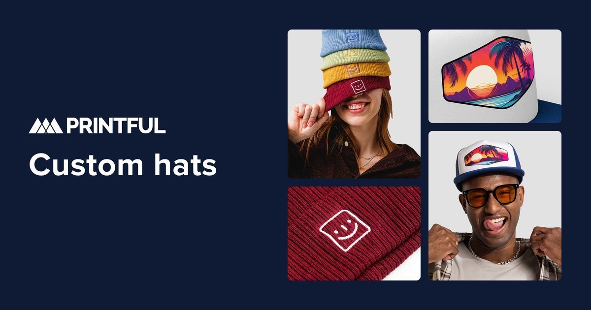 Design Your Own Custom Hats and Caps | Printful