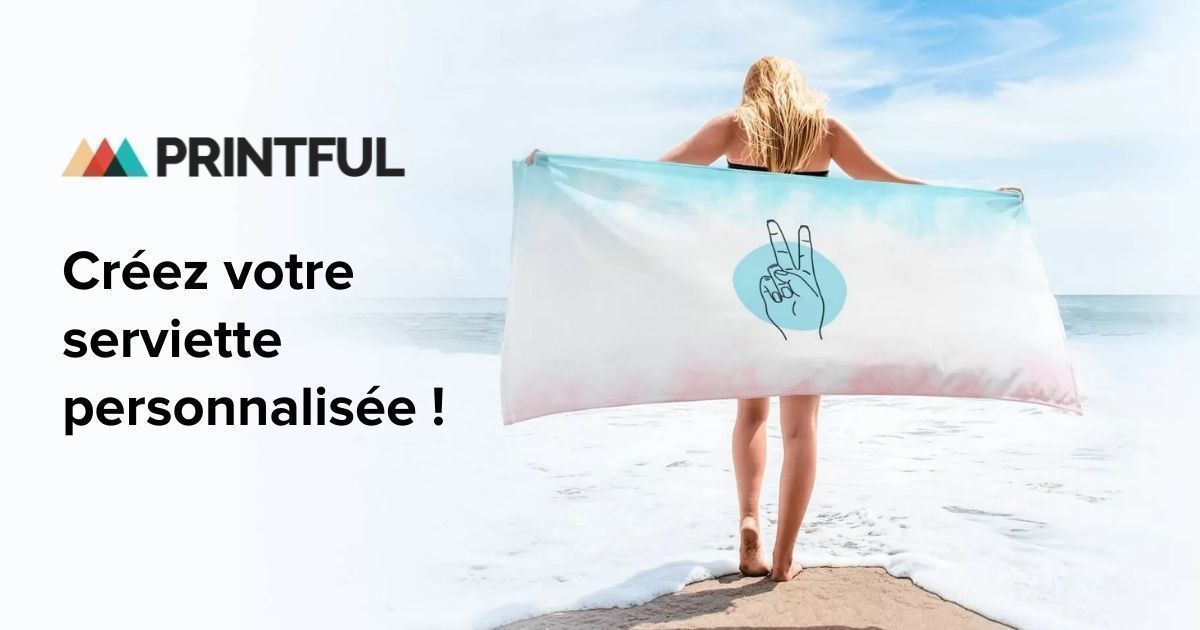 Serviette Plage Personnalisée - Maroc Objets Publicitaires