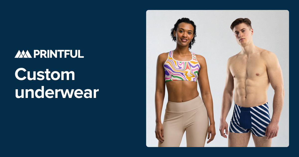 Create custom underwear in Canada | Printful