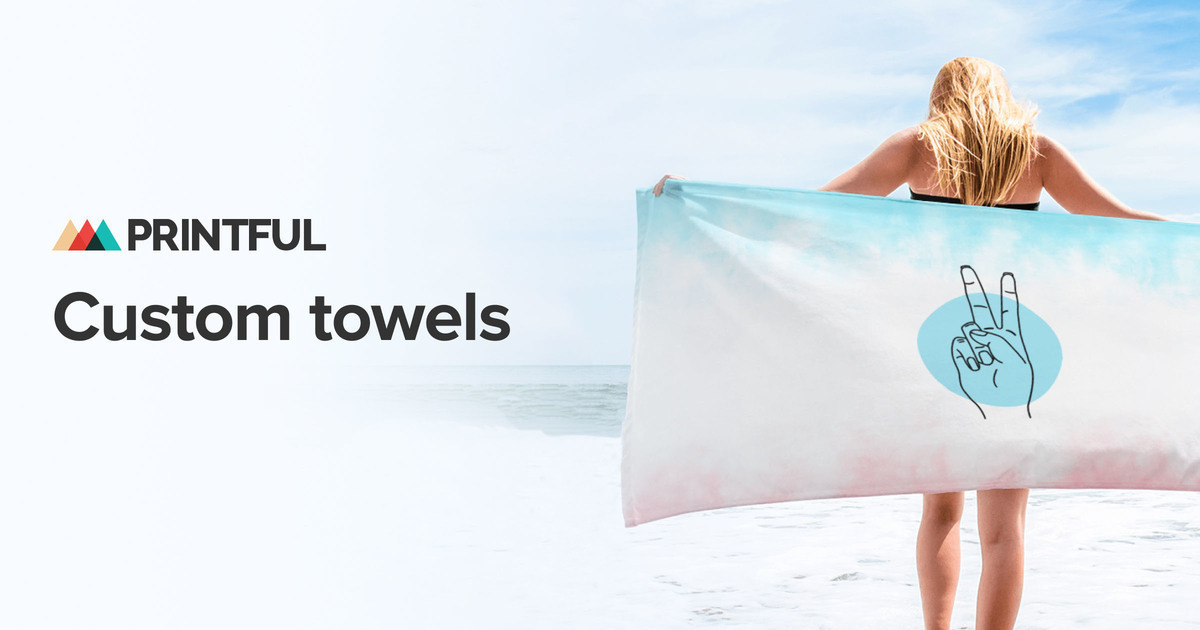 Custom beach best sale towels no minimum