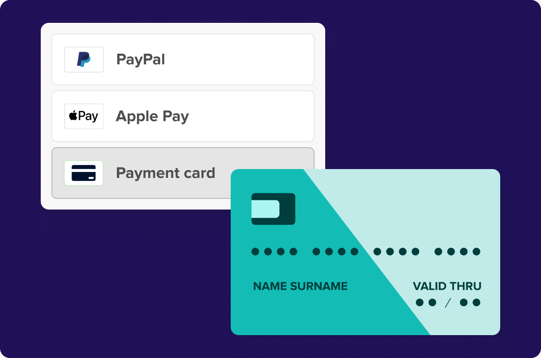 Set up billing and shipping