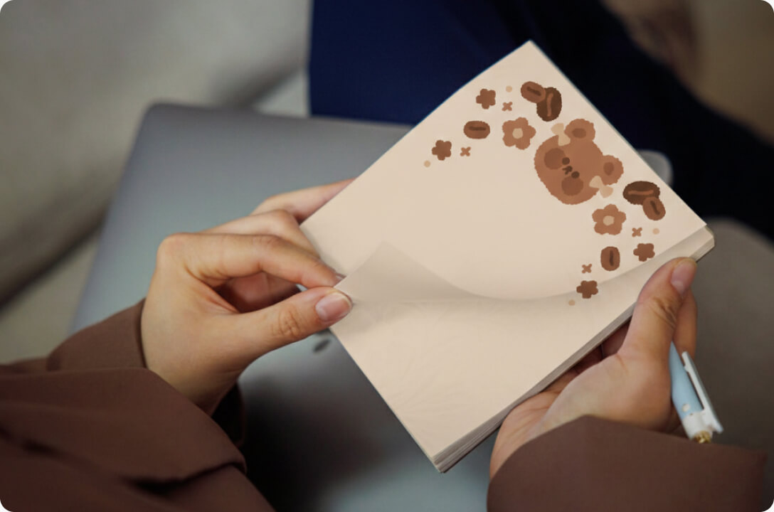 custom printed notepad