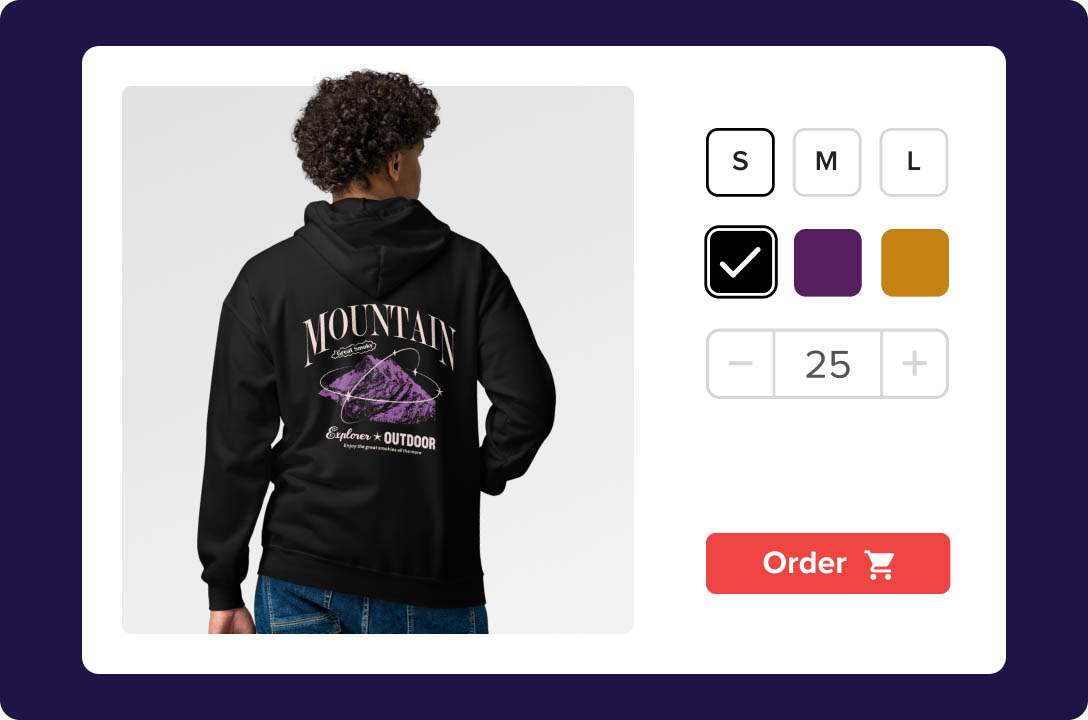 a screenshot of a person wearing a black sweatshirt