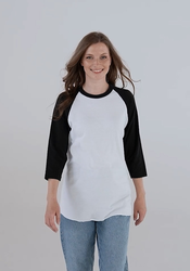 Unisex 3/4 Sleeve Raglan Shirt | Tultex 245 video thumbnail