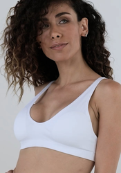 All-Over Print Recycled Padded Bikini Top video thumbnail