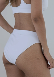 All-Over Print Recycled High-Waisted Bikini Bottom video thumbnail