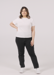 Women's High-Waisted Tee | Cotton Heritage OW1086 video thumbnail
