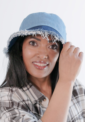 Distressed Denim Bucket Hat video thumbnail