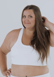 All-Over Print Padded Sports Bra video thumbnail