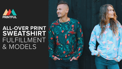 All-Over Print Recycled Unisex Sweatshirt | Printful