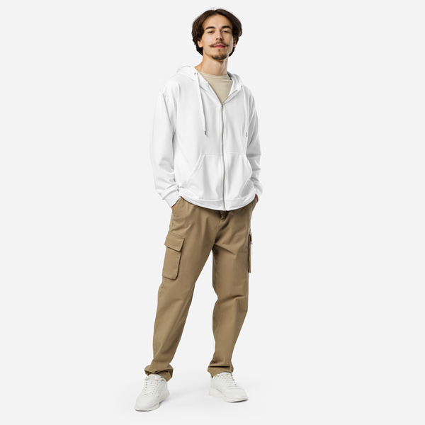All-Over Print Recycled Unisex Zip Hoodie