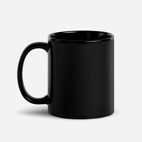 Black Glossy Mug