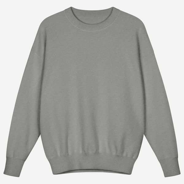Kids Knitted Relaxed Fit Crewneck Sweater — Printful print-on-demand product