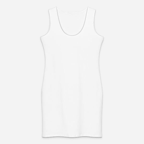 All-Over Print Cotton Bodycon Dress