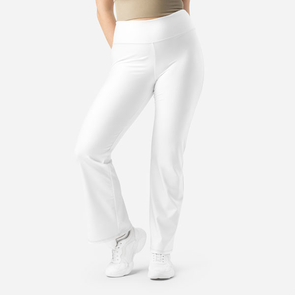 All-Over Print Flare Leggings