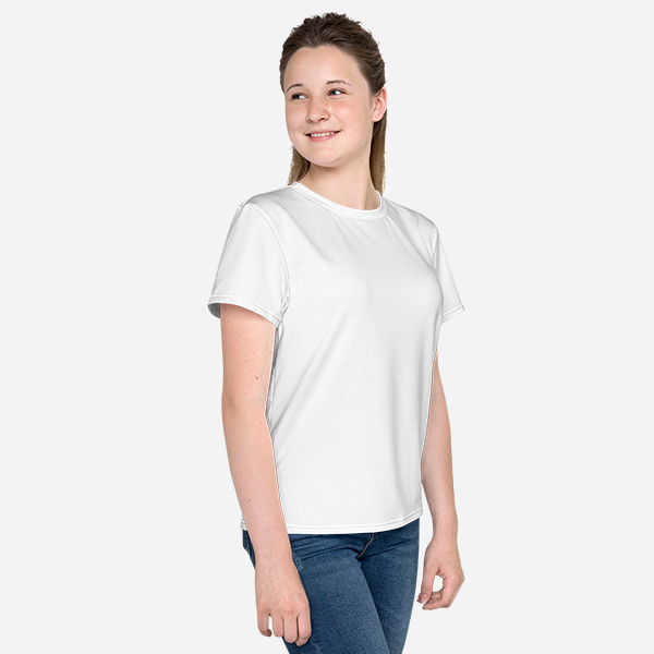 All-Over Print Youth Crew Neck T-shirt