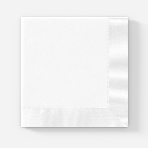 White Coined Napkins