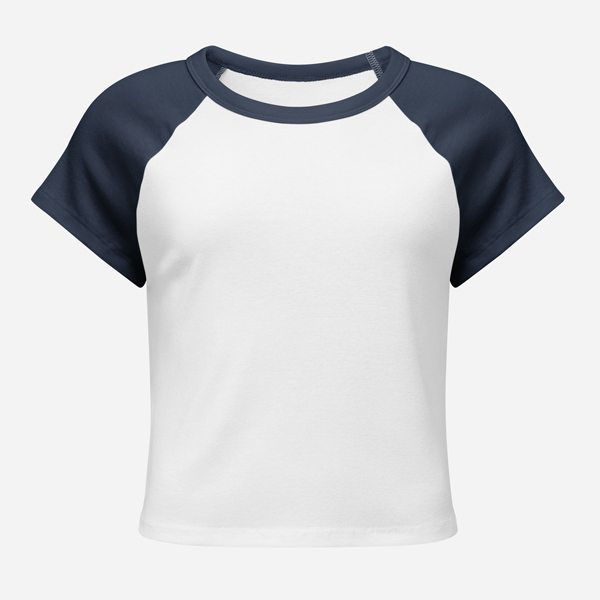 Women's Micro Rib Raglan Baby Tee | Bella + Canvas 1201