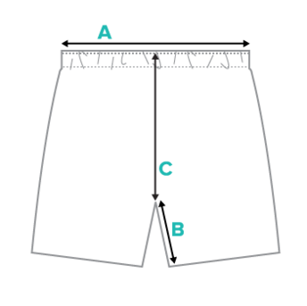 Product measurement diagram: How to measure these cotton shorts