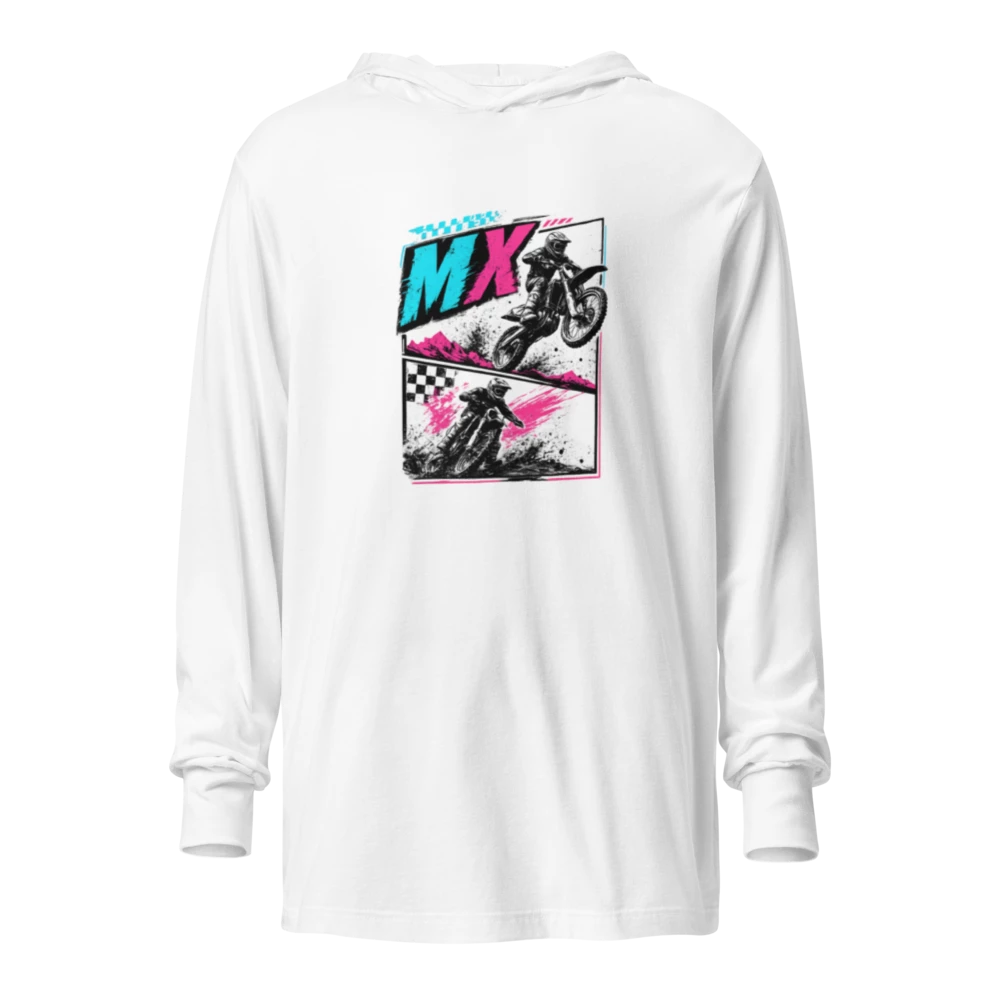 Motocross Hooded Long Sleeve
