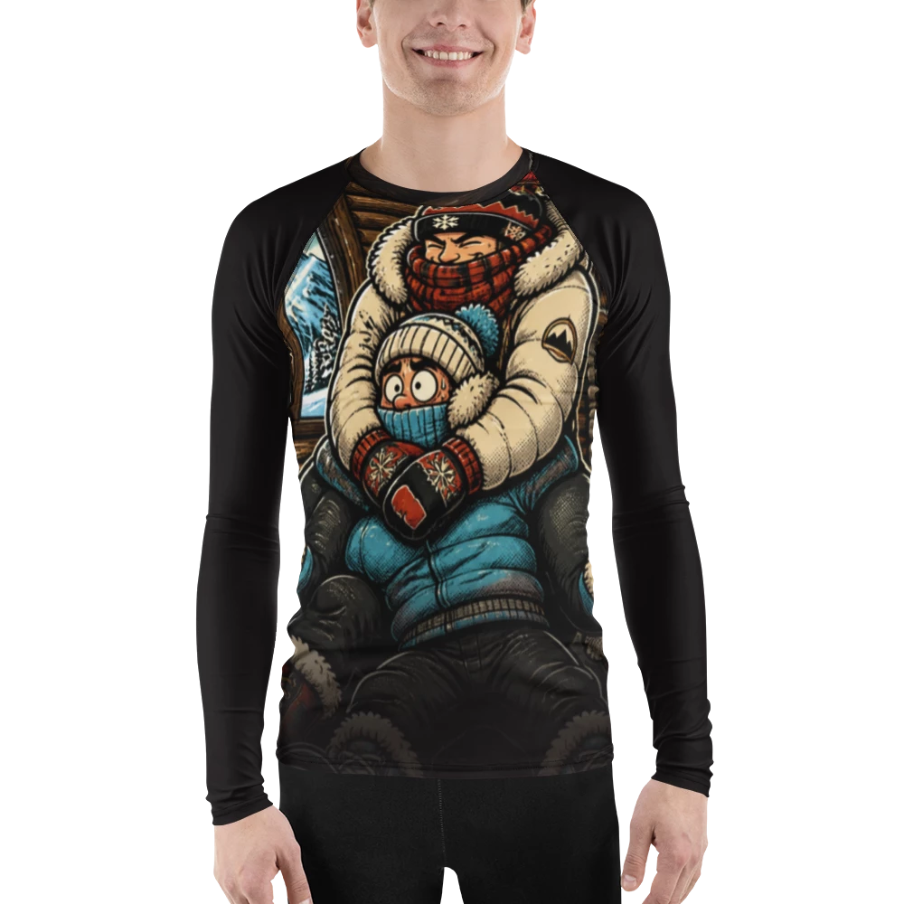 Rear Fully-Clothed Choke rashguard